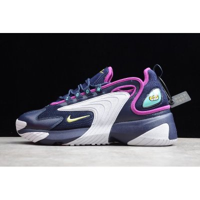 Nike Erkek Zoom 2k/2000 Siyah / Mavi Spor Ayakkabı Türkiye - OIX5HAMZ